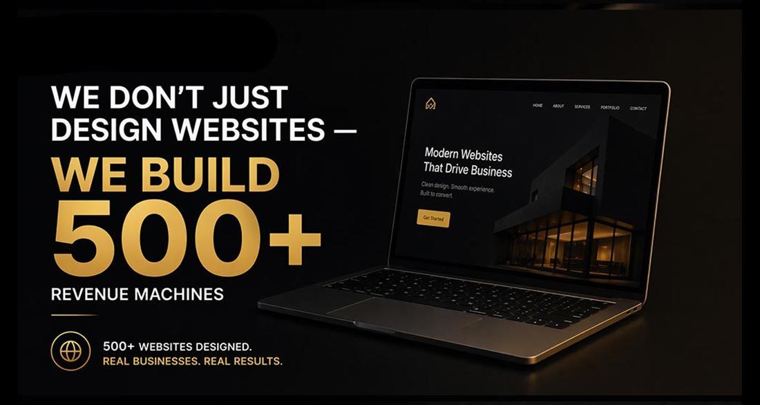 Website design portfolio — 500+ websites built for real businesses